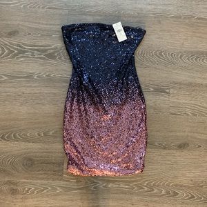 FASHION NOVA SEQUIN DRESS, new with tags
